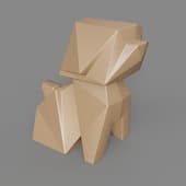 the origami inu figure