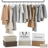 a set of clothes on hangers/ clothes set