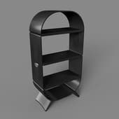 baton rack black