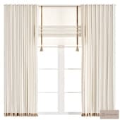Curtains & Roman Blind Set 010