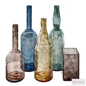 decorative vases of icone silenziose by paolo castelli