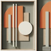 decorative panel 3d art relief 169