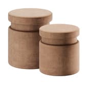 set of poufs rosario pouf loft concept