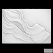 plaster bas-relief on the wall