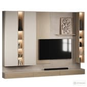 tv wall 03/ tv wall with decor