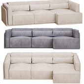 Vento Light Corner Sofa Bed