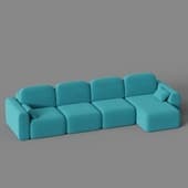 morten 4 modular sofa