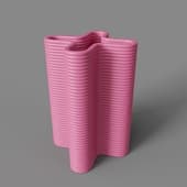 summ pink vase
