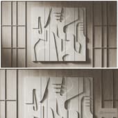 decorative wall art wall 24 panel