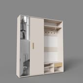 wardrobe bloodven-180-210 latte plywood var2