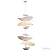 Double Selene Pendant Lamp by Elsa Foulon