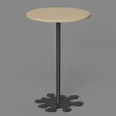 coffee bar table on one leg designer loft ps006 22