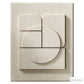 decorative panel 3d art relief 05