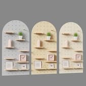 shely wall shelf, 60x120 cm, bergenson bjorn