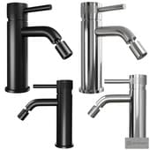 allen brau priority chrome/black bidet faucet