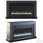 dimplex lindos fireplace set