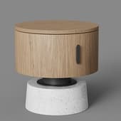 bedside tables of the bunker-2 series w