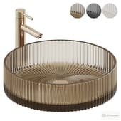 Crystal Glass Washbasin
