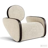 Creamy Nautilus Chair by Plyus Design