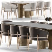 Dining Set Mateo chair and Adrien table