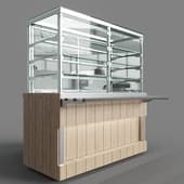 neutral showcase with distribution doors (3 shelves) rc22 an capital