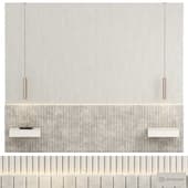 headboard 03/ decorative panel for bedroom