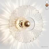 Glass Effect Wall Lamp by Chelsom || GE/742/SMOKE