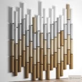 bamboo made design acoustic panel