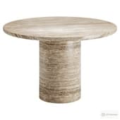 Vitolo Carved Round Dining Table