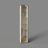 single-leaf display cabinet chelsea, rimini with glass shelves