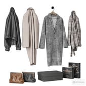 outerwear in the hallway \ coat