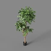 artificial wood celeste ficus benjamina 210 cm