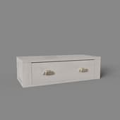 small shelf with drawer, art. 317, 700x204nx310, beige