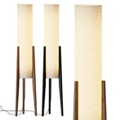 Japanese Wooden LED Floor Lamp