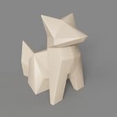 the origami kitsune figure