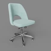greta armchair, turquoise