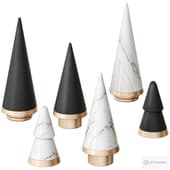 Christmas Tree Inspired Ornament Sculptures by Evoke The Christmas Cheer