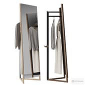 Hugo floor mirror with hanger