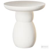 Clouded Round Side Table by Sarah Sherman Samuel