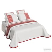 bed linen with embroidery