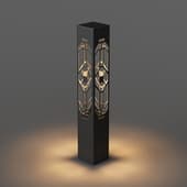 forest spirit landscape led lamp