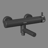 allen brau priority 5 31b10-31 bathtub faucet, matt black