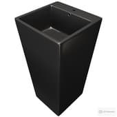 ceramalux 40 p7004lb sink, glossy black