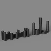 bruks candlesticks, designboom