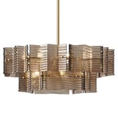 Silvano Chandelier Smoke Glass