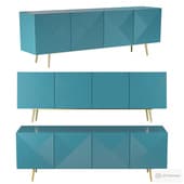 Homary Contemporary Wood TV Stand