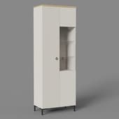 two-door cabinet with zima glass (winter)