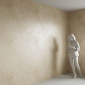 smooth, light wall tiles
