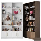 furniture for children \ shelving in the nursery 007