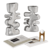 decorative vase set free flowing uttermost